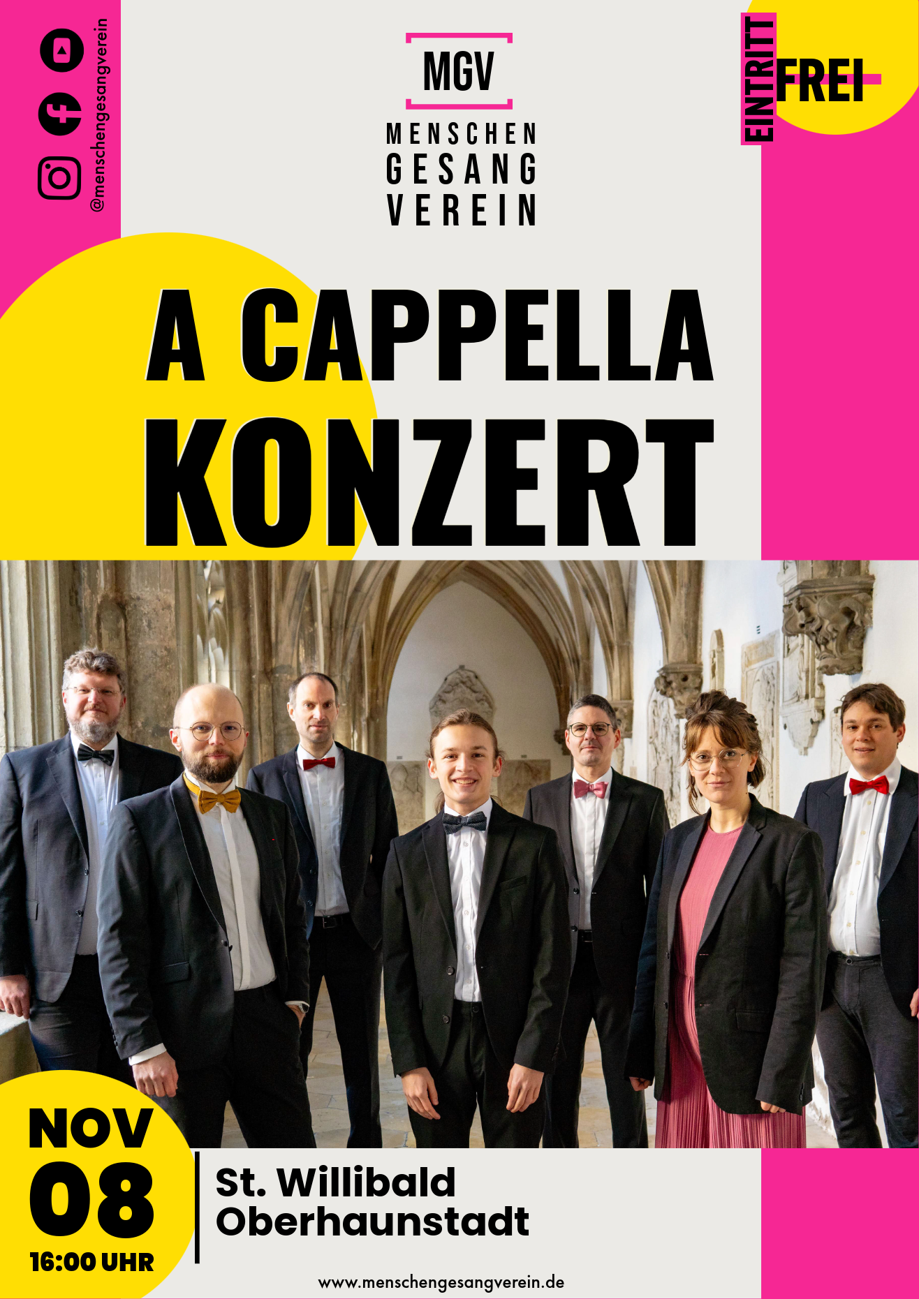 08.11. – Konzert in Oberhaunstadt